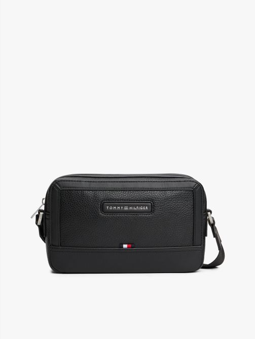 Pebble Grain Logo Crossbody Camera Bag
