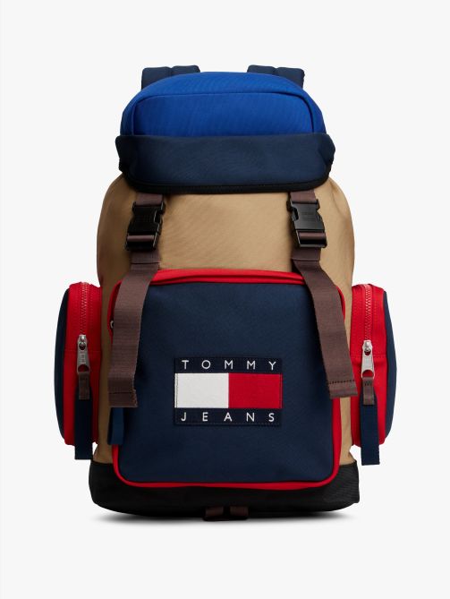 Archive Textile Colour-Blocked Backpack