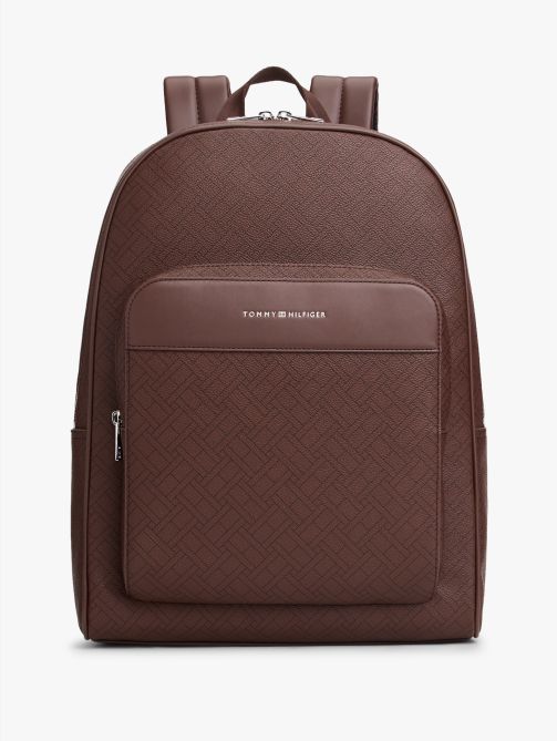 Hilfiger Flag Mixed Texture Dome Backpack