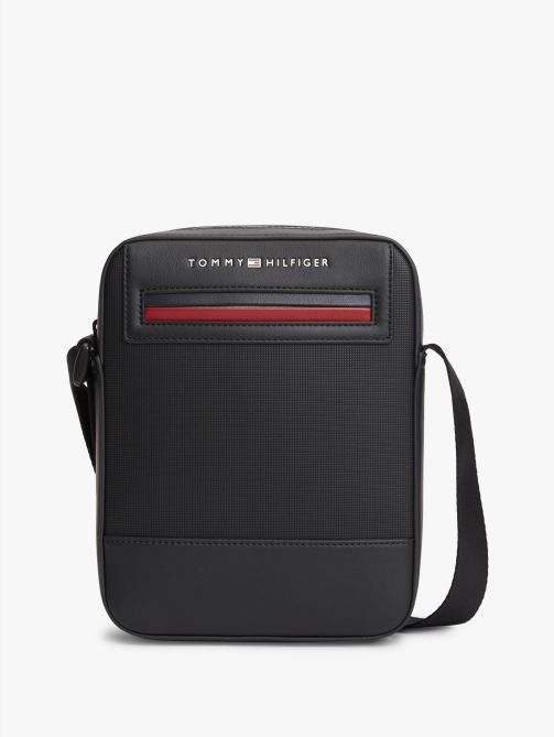 Metal Logo Crossbody Reporter Bag