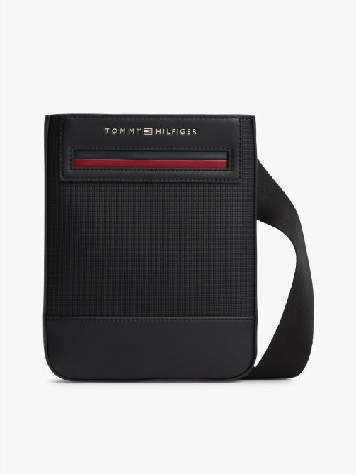 Metal Logo Crossbody Bag