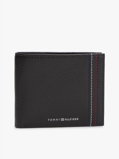 Leather Bifold Card And Coin Holder