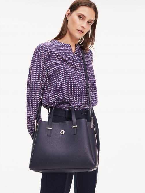 حقيبة يد بشعار تومي هيلفيغر