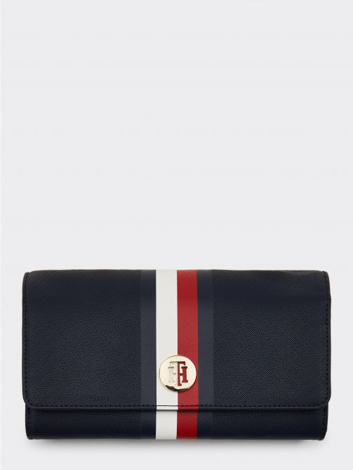 محفظة كبيرة بطية وكباس