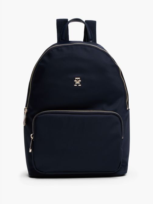 Monogram Plaque Zip-Around Backpack