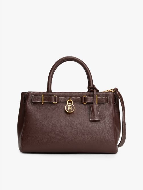 The American Icon Leather Crossbody Tote Bag