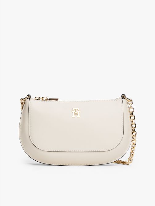TH Monogram Chain Strap Crossbody Bag