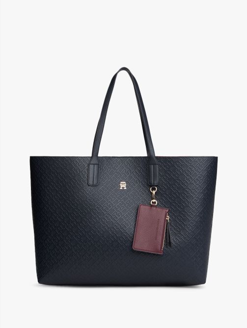 حقيبة توت منقوشة بالشعار