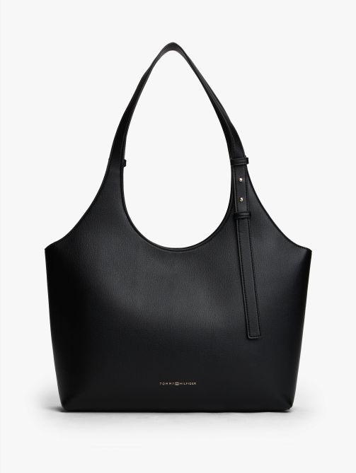 حقيبة توت مزينة بحروف الشعار من تومي هيلفيغر