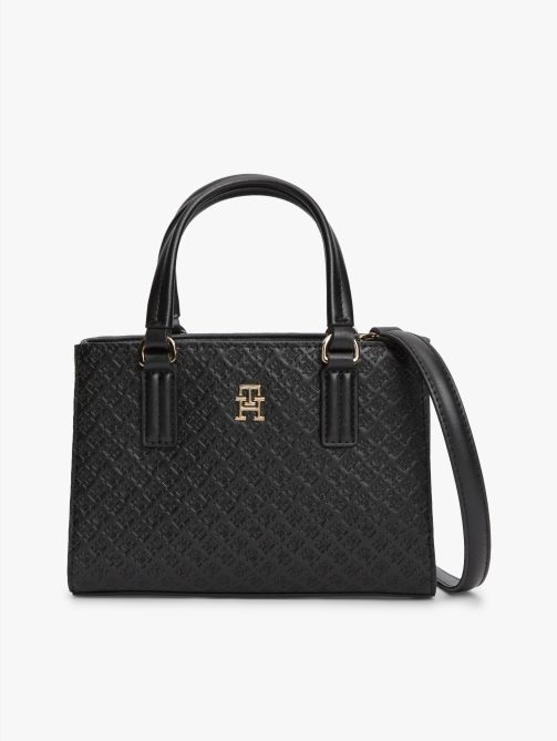 TH Monogram Crossbody Tote Bag
