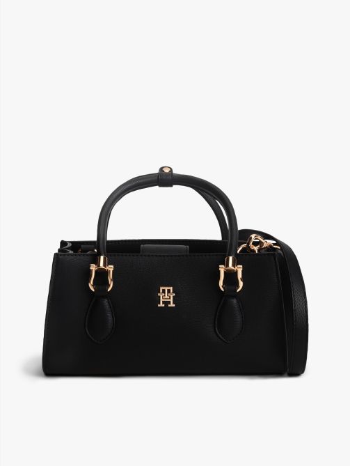 TH Monogram Plaque Crossbody Satchel