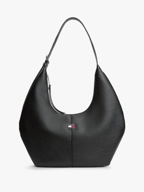 Flag Plaque Slouch Hobo Bag