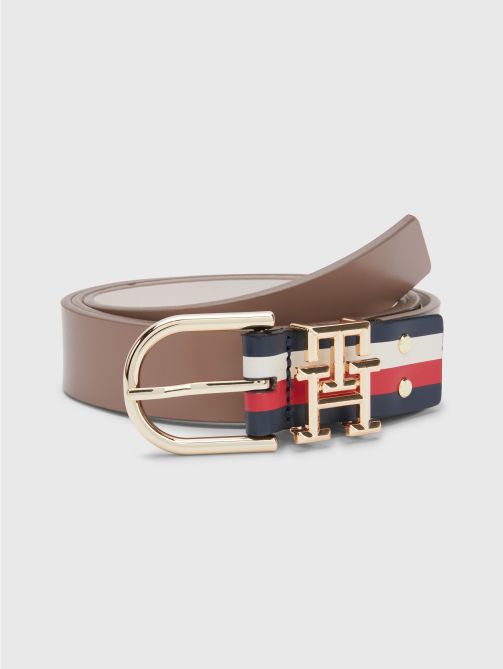 Reversible Monogram Leather Belt