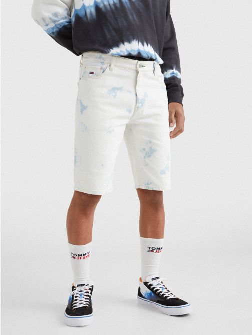 Dad Tie-Dye Denim Shorts