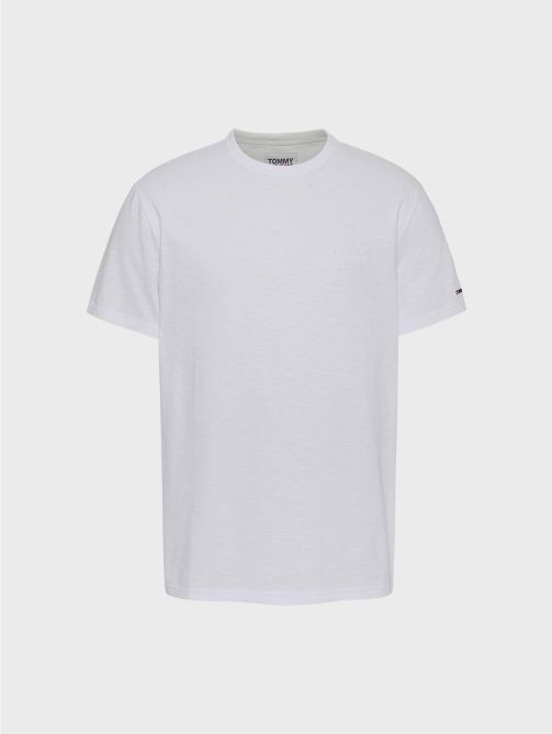 Logo Embroidered Crew Neck T-Shirt