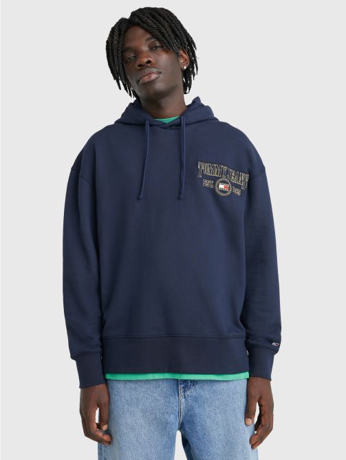 Burberry embroidered on sale logo jersey hoodie