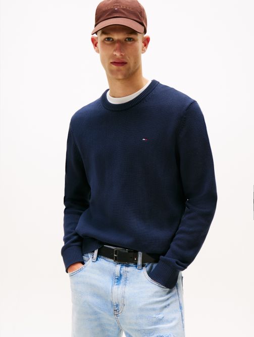 Crew Neck Slim Jumper