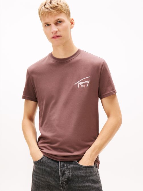 Signature Back Logo Crew Neck T-Shirt