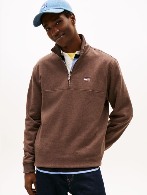 Tommy Badge Quarter-Zip Jumper