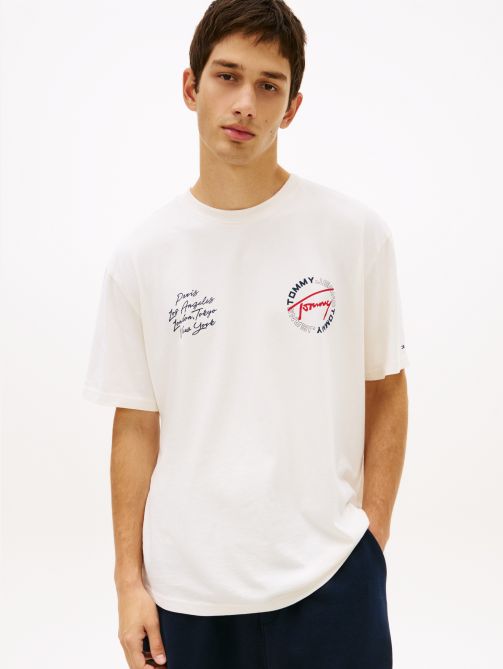 Circular Back Logo Relaxed T-Shirt