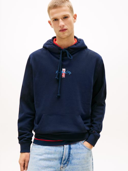 Signature Back Logo Terry Drawstring Hoody