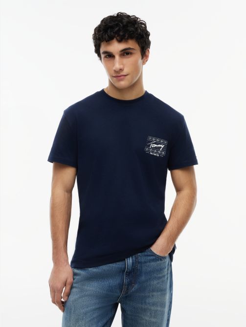 Signature Logo Peached Jersey T-Shirt