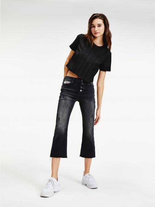 Pin Tuck Short Sleeve Blouse