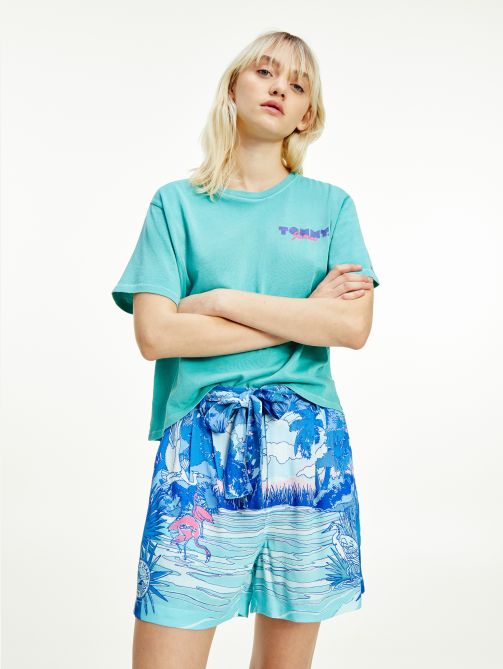 Palm Tree Back Graphic T-Shirt