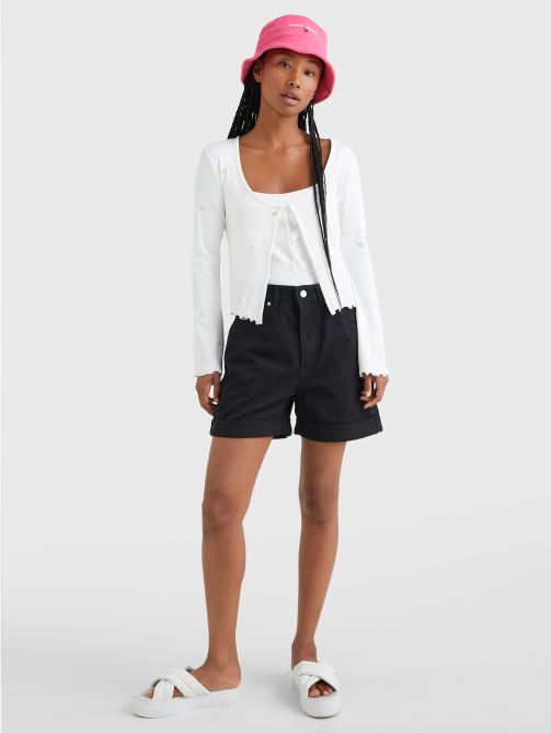 Mom Fit Denim Shorts