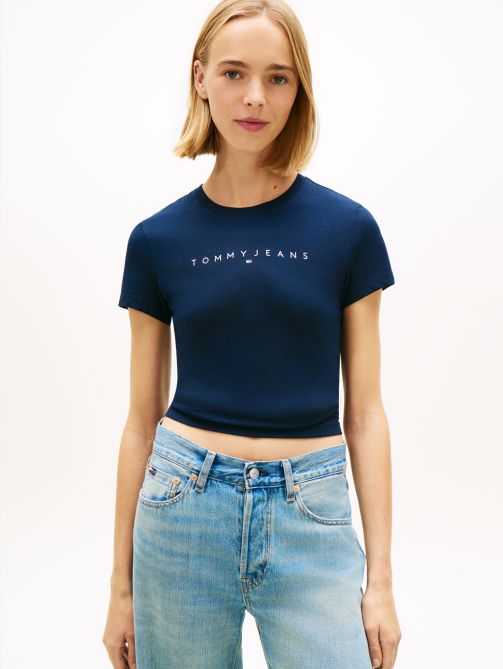 Linear Logo Slim Jersey T-Shirt