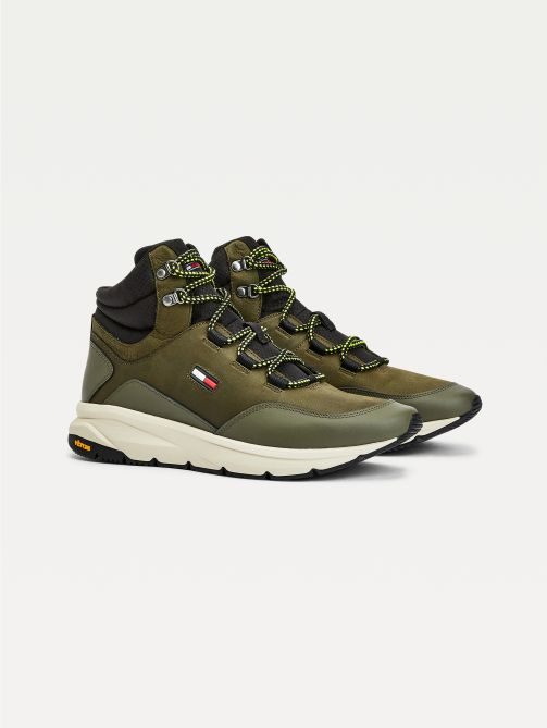 tommy hilfiger suede hybrid cleat boots