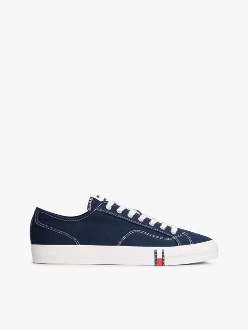 Archive Flag Stripe Canvas Trainers