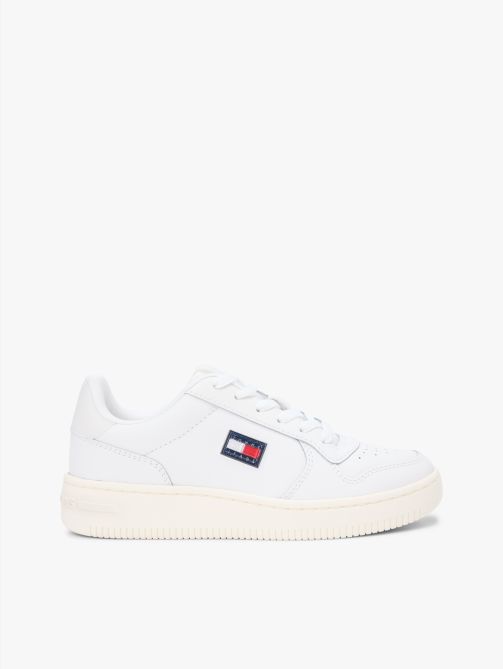 Fine Cleat Basketball Trainers with Leather