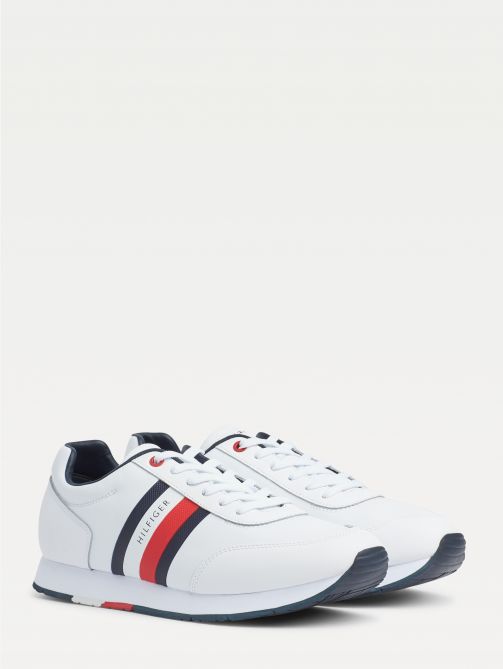 Flag Leather Trainers