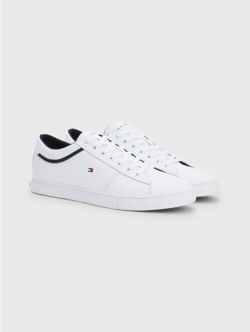 Iconic Perforated Leather Trainers