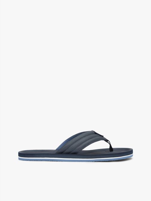 Perforated Padded Strap Flip-Flops