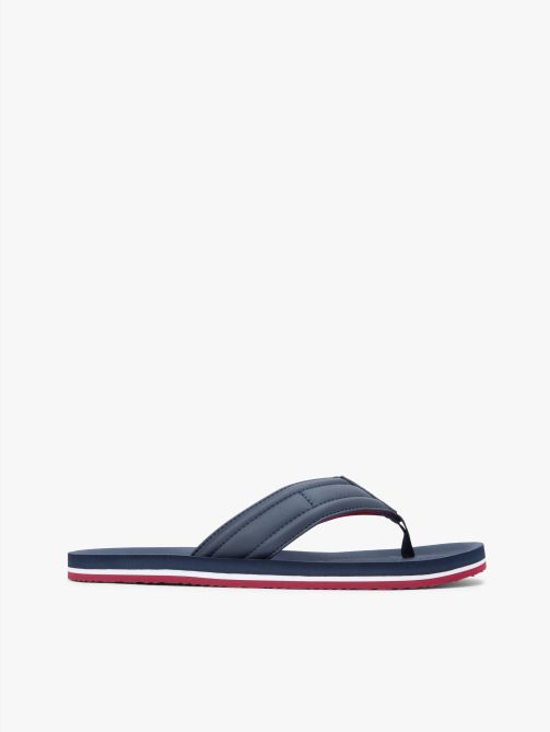 Flag Padded Strap Flip-Flops
