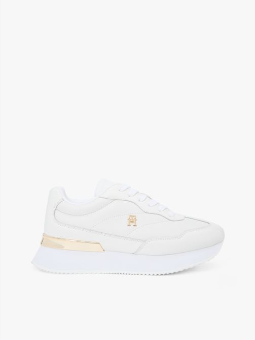 Leather TH Monogram Sneakers