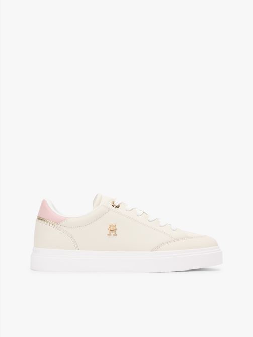 Leather TH Monogram Cupsole Trainers