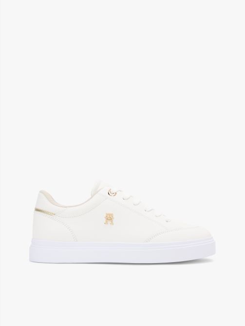 Leather TH Monogram Cupsole Trainers