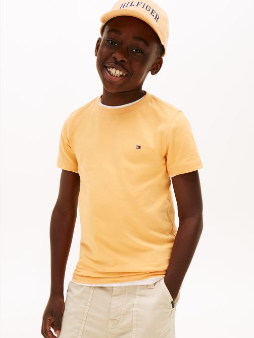 Essential Flag Embroidery Crew Neck T-Shirt