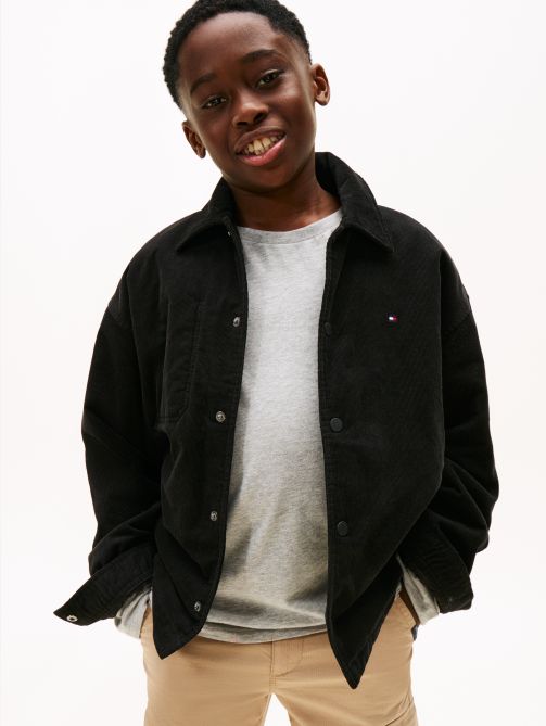 Quilted Lining Corduroy Overshirt