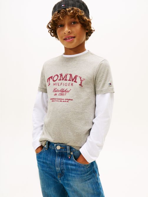 Tommy Faded Print Short Sleeve T-Shirt