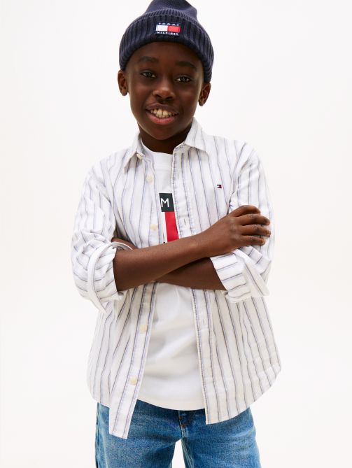 Festive Regular Fit Stripe Oxford Shirt