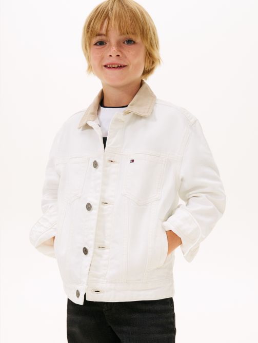 Heritage Back Logo Denim Trucker Jacket