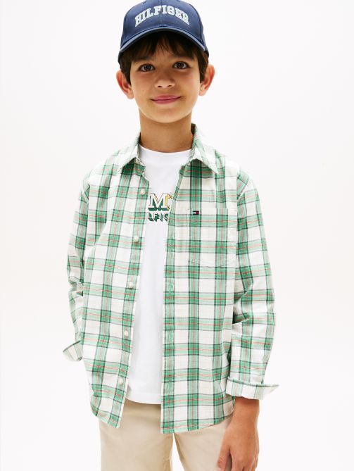 Regular Fit Check Poplin Shirt