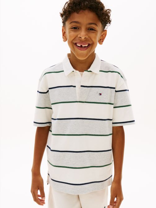 قميص بولو رجبي جيرسي مخطط