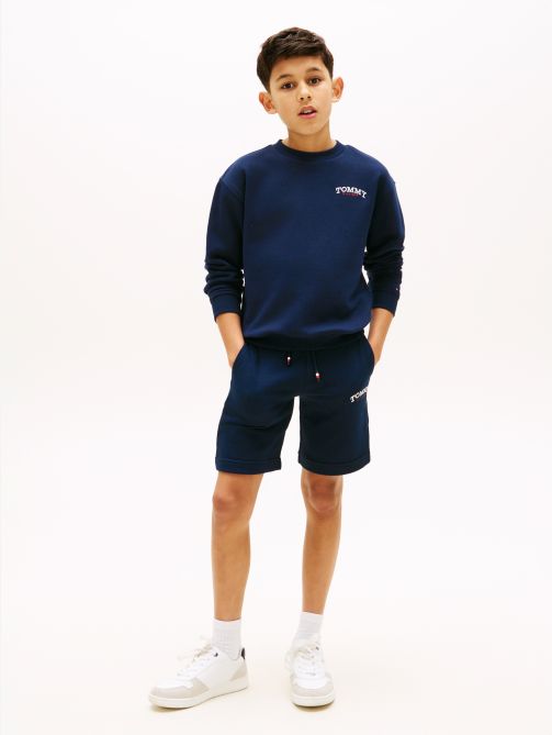 Logo Embroidery Terry Sweat Shorts