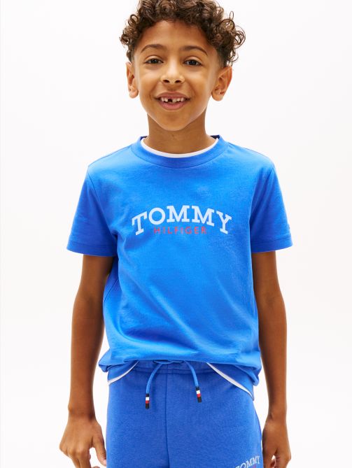 Logo Crew Neck Jersey T-Shirt