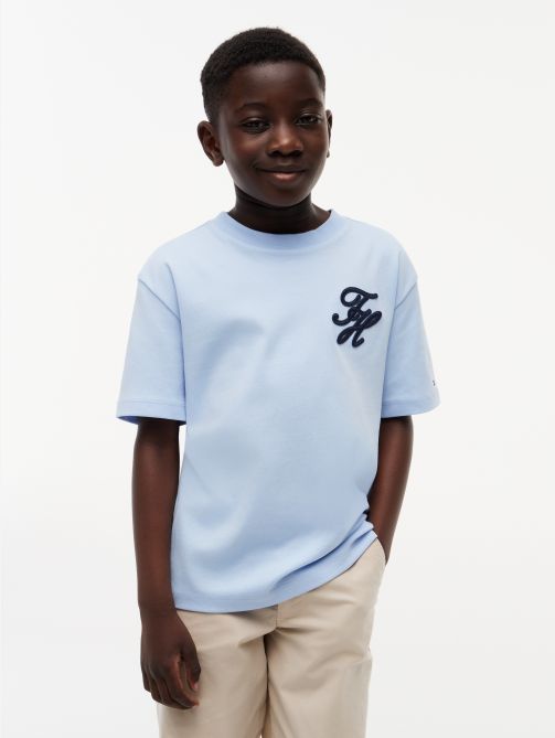 Logo Appliqué Interlock Knit T-Shirt